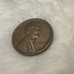 1946 Wheat Back Penny With No Mint Mark And Liberty Error